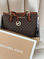 Сумка жіноча Michael Kors Jet Set Travel Extra-Small Top-zip Tote  коричневий Є