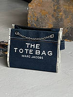 Джинсова сумка Marc Jacobs Tote Bag Denim Small темно-синій Є