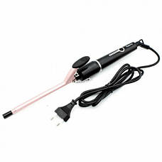 Тонка плойка для завивки волосся та локонів, африканські кучері Geemy GM-2825, чорна, фото 2