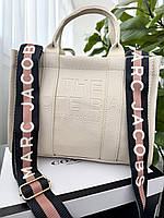Сумка шопер Marc Jacobs Tote Bag BIG SIZE молочний Є