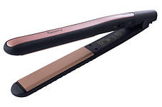 Плойка для вирівнювання волосся з турмаліновим покриттям Geemy GM-2955, чорний, фото 4