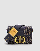 💎 Christian Dior 30 Montaigne Bag Blue/Beige