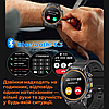 Смарт годинник чоловічий водонепроникний із захистом ip68 чорний розумний Smart Watch прийом дзвінків Modfit Track Pro, фото 7