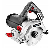 Циркулярная пила GRAPHITE 1400Вт для каменю сухого/мокрого різання