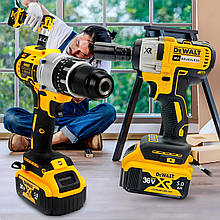 Портативний набір високоефективних акумуляторних інструментів 2в1 36V 5А, Шуруповерт + Гайковерт (YAB)