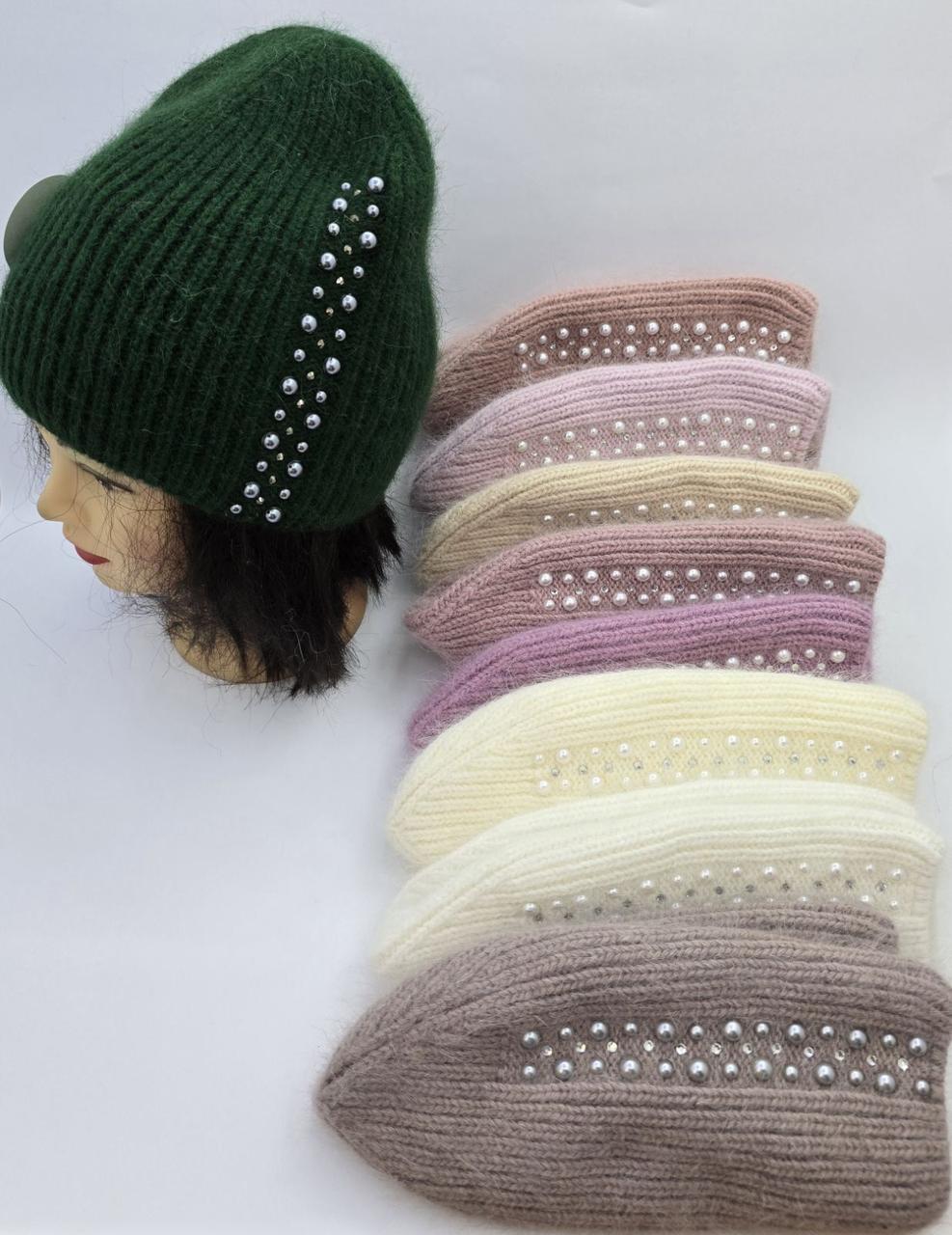 Модні жіночі шапки ангора оптом