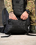 Мілітарі рюкзак 100л FERNIX чорний ПП7950, фото 7