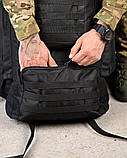 Мілітарі рюкзак 100л FERNIX чорний ПП7950, фото 8