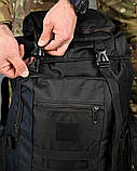 Мілітарі рюкзак 100л FERNIX чорний ПП7950, фото 9
