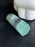 Флюорит натуральний обеліск стела кристал з натурального флюориту. 75 мм, фото 4