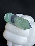 Флюорит натуральний обеліск стела кристал з натурального флюориту. 75 мм, фото 5
