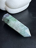 Флюорит натуральний обеліск стела кристал з натурального флюориту. 74 мм, фото 6