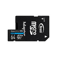 Карта памяти Team 64GB microSDXC class 10 UHS-I U3 V30 A1 Elite (TEAUSDX64GIV30A103) p