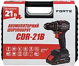 Акумуляторний шурупокрут Forte CDR-21B, фото 9