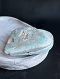 Геміморфіт натуральний серце з натурального геміморфіту. 80*70*23,5 мм., фото 2