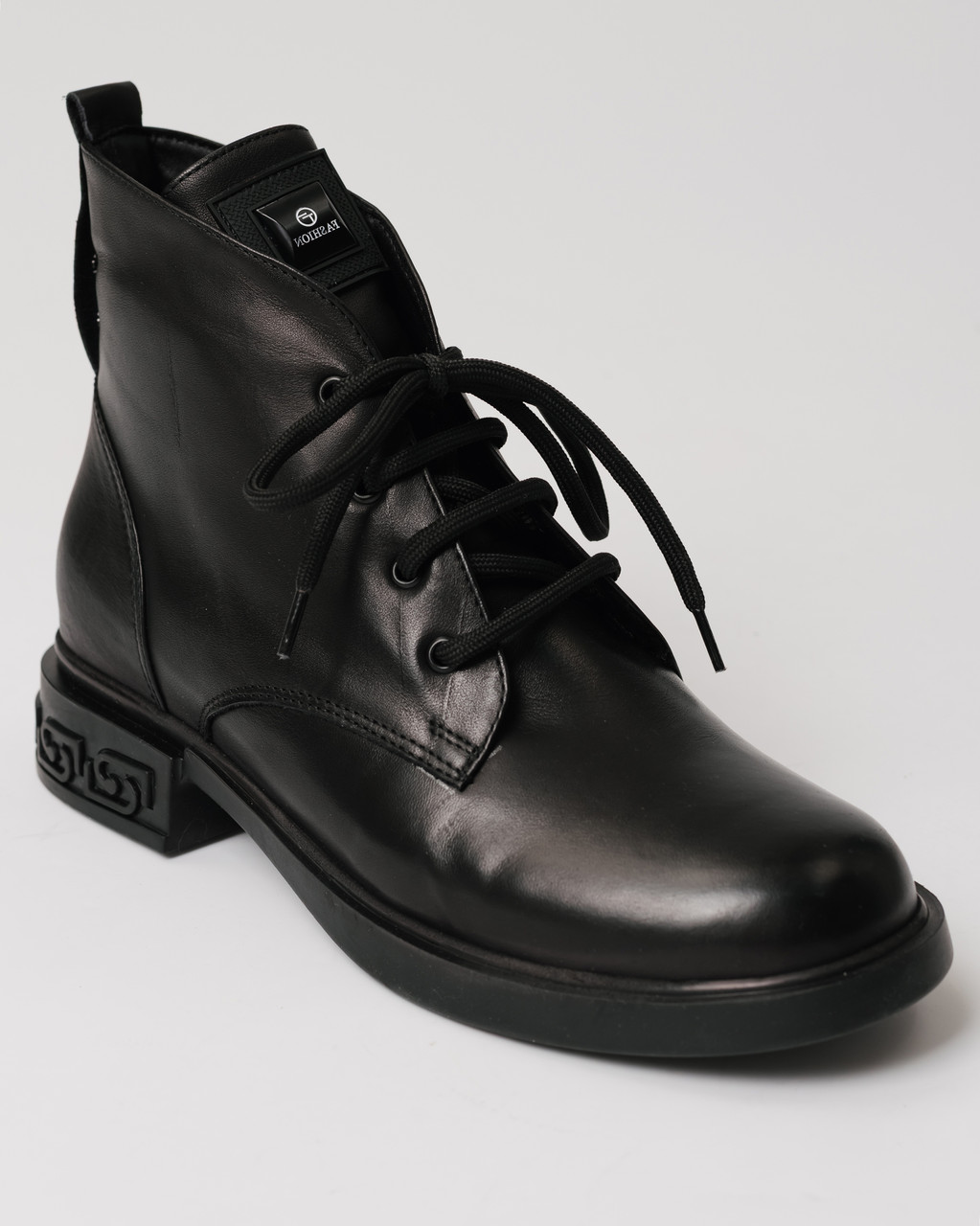 Черевики жіночі Krula 127715 чорна шкіра