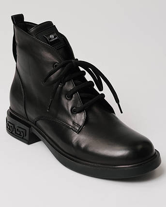 Черевики жіночі Krula 127715 чорна шкіра, фото 1