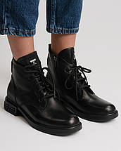 Черевики жіночі Krula 127715 чорна шкіра, фото 2