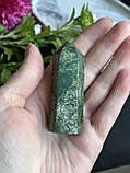 Вердит натуральний обеліск кристал натурального вердиту. 68,5 мм., фото 2