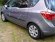 Молдинги на двері для Opel Meriva B 2010-2017