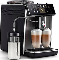 Saeco GranAroma Deluxe SM6682/10 автоматична кавомашина для дому та офісу, зернова та мелена кава, 18 видів напоїв