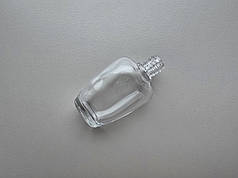 50 мл Овал флакончик скляний прозорий сам окремо, пляшка, атомайзер, флакон, ємкість, пляшечка