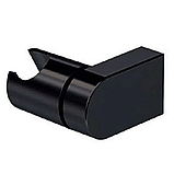 Тримач для лійки душ Чорний настінний на стіну поворотний Mixxus, фото 2