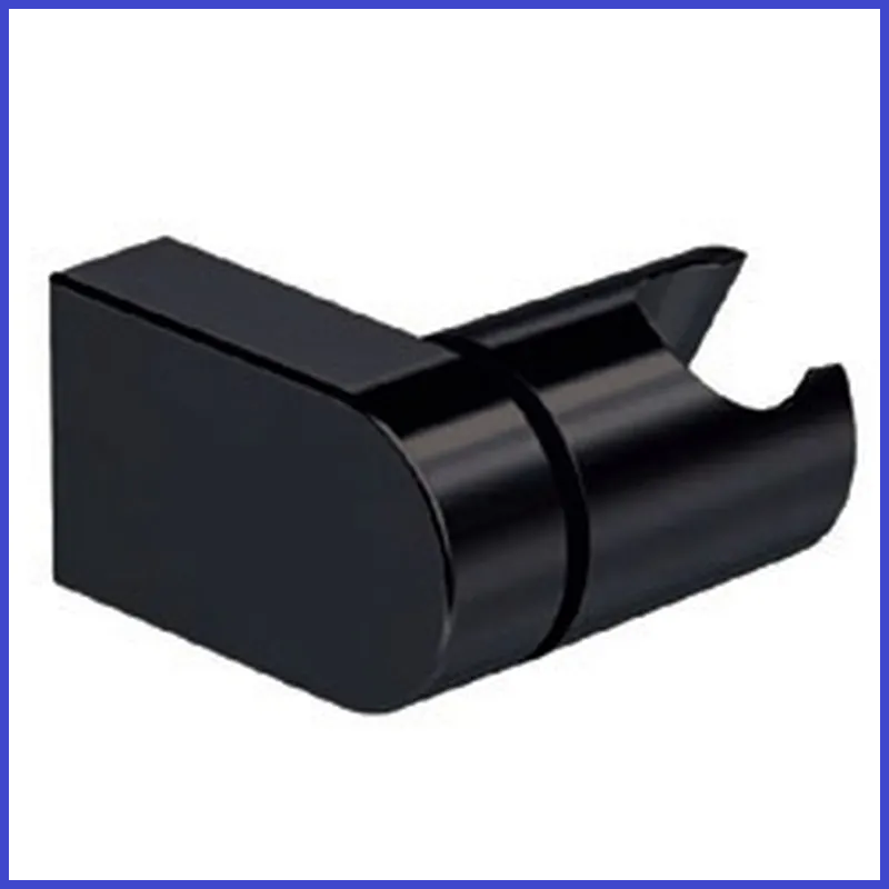 Тримач для лійки душ Чорний настінний на стіну поворотний Mixxus, фото 1