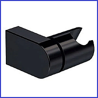 Тримач для лійки душ Чорний настінний на стіну поворотний Mixxus