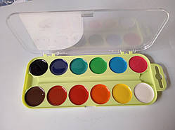 Акварель Гамма медова напівсуха Захоплення 12 кольорів б/к пластик 312046 Гамма