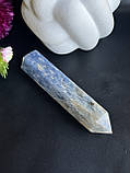 Кіаніт натуральний обеліск «олівець» кристал з натурального кіаніту. 114 мм., фото 5
