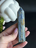 Кіаніт натуральний обеліск «олівець» кристал з натурального кіаніту. 106 мм., фото 4
