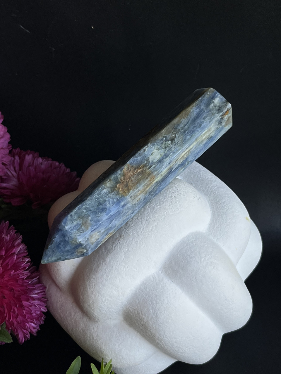 Кіаніт натуральний обеліск «олівець» кристал з натурального кіаніту. 106 мм., фото 1