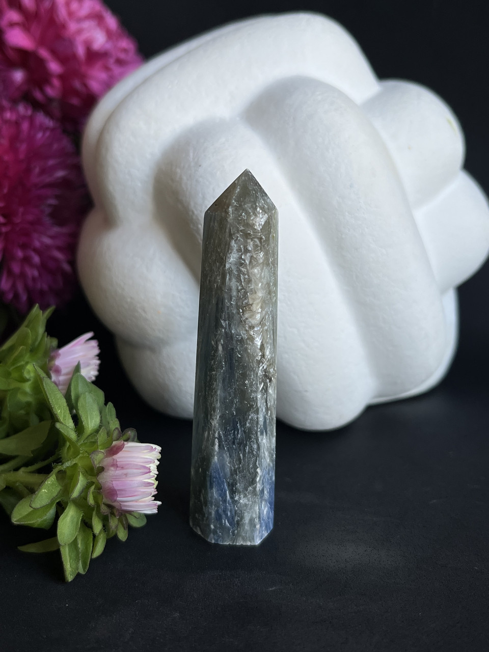 Кіаніт натуральний обеліск «олівець» кристал з натурального кіаніту. 70 мм, фото 1