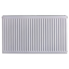 Сталевий радіатор TERRA TEKNIK 500×500 тип 22 нижнє під'єднання білий (6532485)