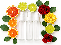 Парфумерний міні-сет набір пробників парфумів Reni 3 флакони по 15 мл жіночі свіжі фруктові цитрусові