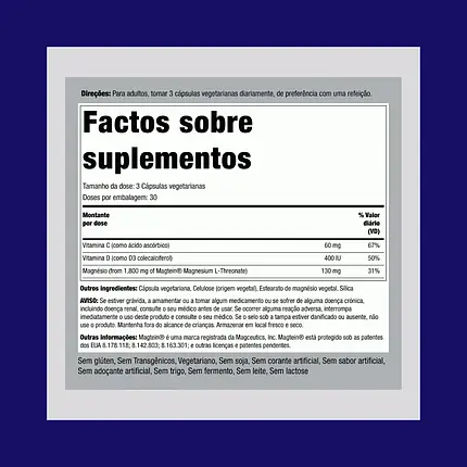 L-треонат магнію Piping Rock Magnesium L-Threonate Magtein 600 мг 90 капс., фото 2