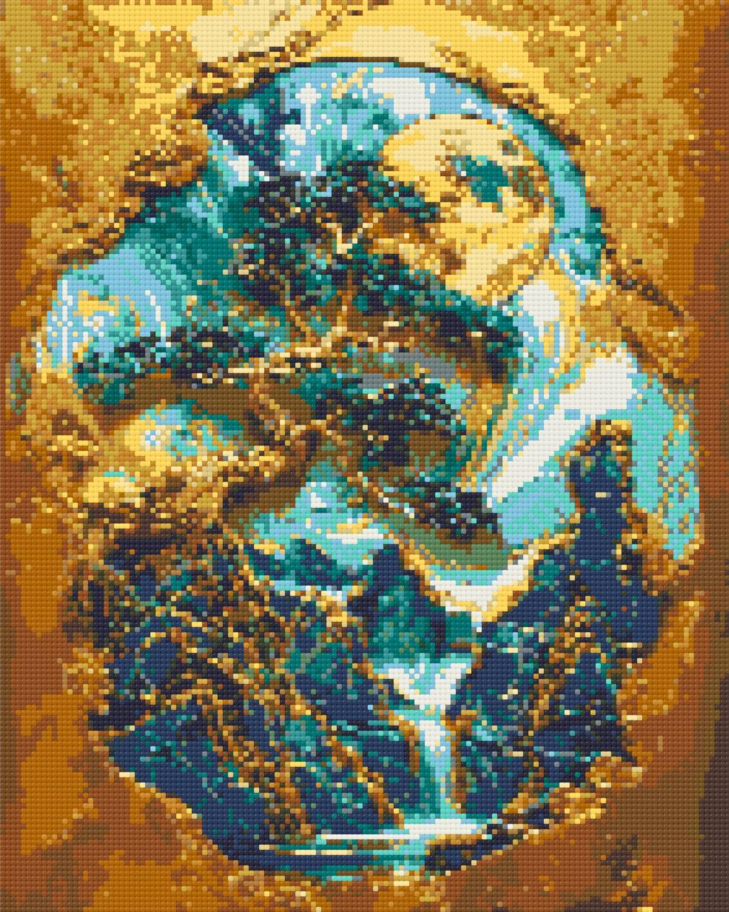 Алмазна мозаїка/вишивка Незвичайне дерево 40*50 см Орігамі OD 3406, фото 1