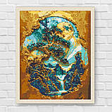 Алмазна мозаїка/вишивка Незвичайне дерево 40*50 см Орігамі OD 3406, фото 9