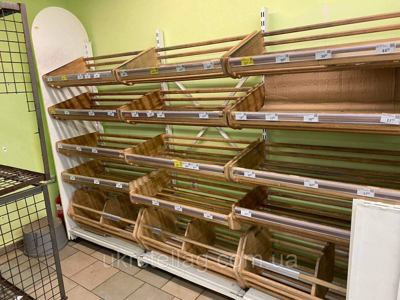 Лінія хлібних стелажів 3000 мм. бу на 5 еорзин, фото 1