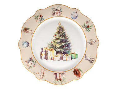 Тарілка Lefard Tender Christmas 27 см 985-213 порцеляна