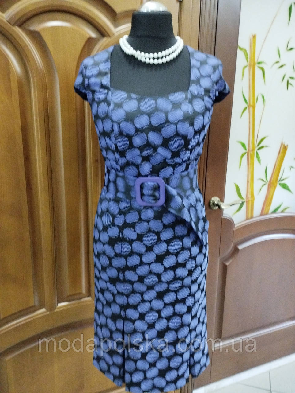 Плаття синє "монетки", J&S, фото 1
