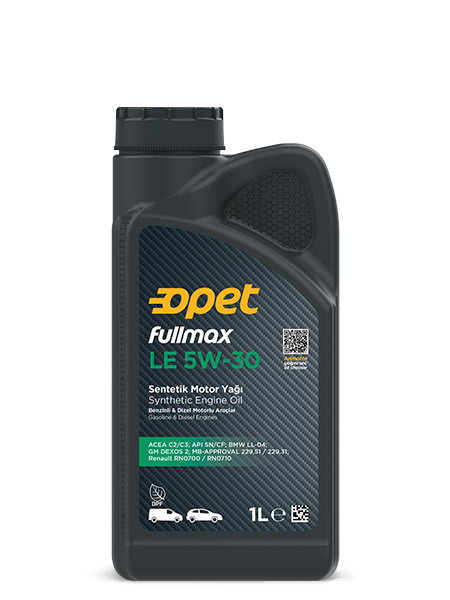 Олива моторна OPET FULLMAX LE 5W-30 1л, фото 1