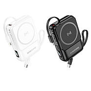 Бездротовий павербанк Borofone BJ59 Refined 10000мАч магнітний кабель PD20W 22.5W, фото 2