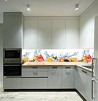 Кухонний фартух зі скла із зображенням