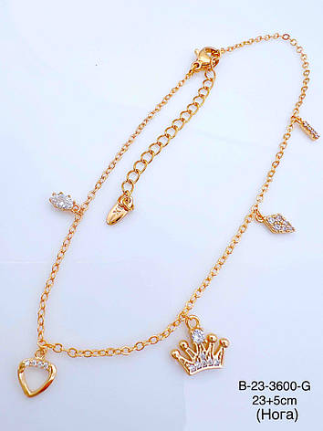 Браслет Xuping позолота нога, фото 1