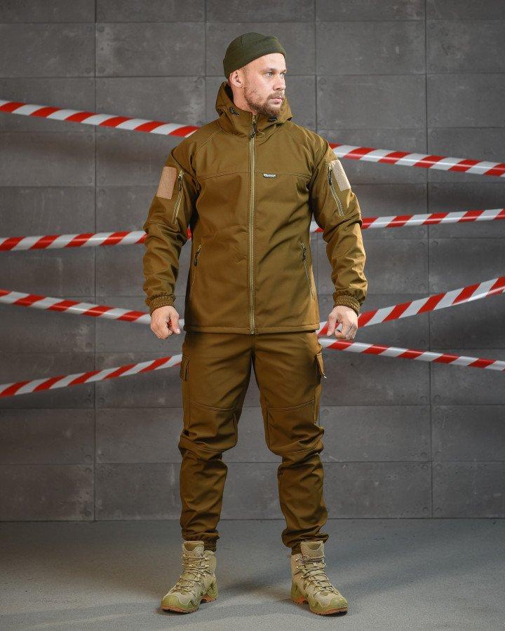 Тактичний костюм софтшел Oblivion кайот ВТ7680, фото 1