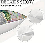 Новорічні декоративні наволочки із Санта Клаусом – набір 4 шт, 45×45 см, фото 6