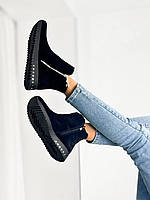 Замшеві черевики жіночі демісезонні