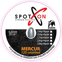 Кулі Spoton 6.35 мм, 2.98 г, 125 шт "Mercur"